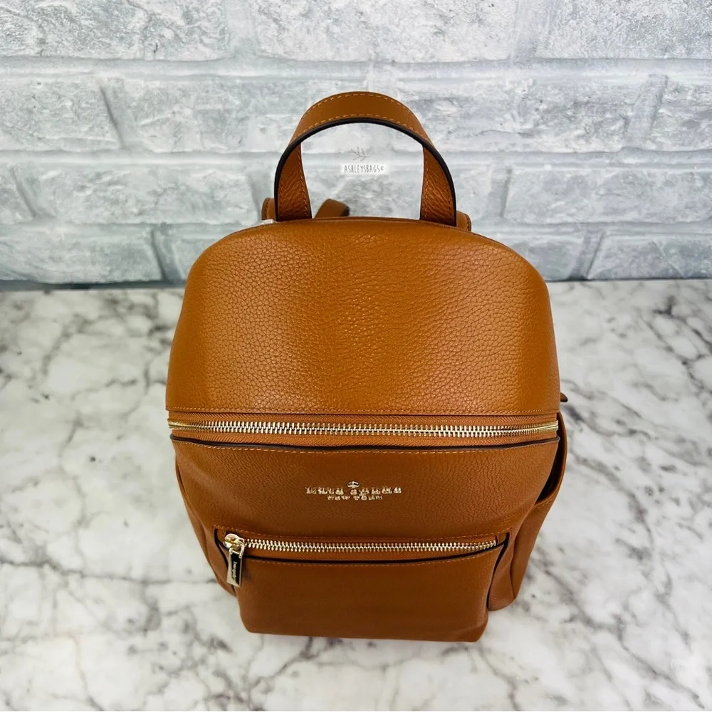 Kate Spade Leila Dome Backpack In Warm Gingerbread - Picture 3 of 10